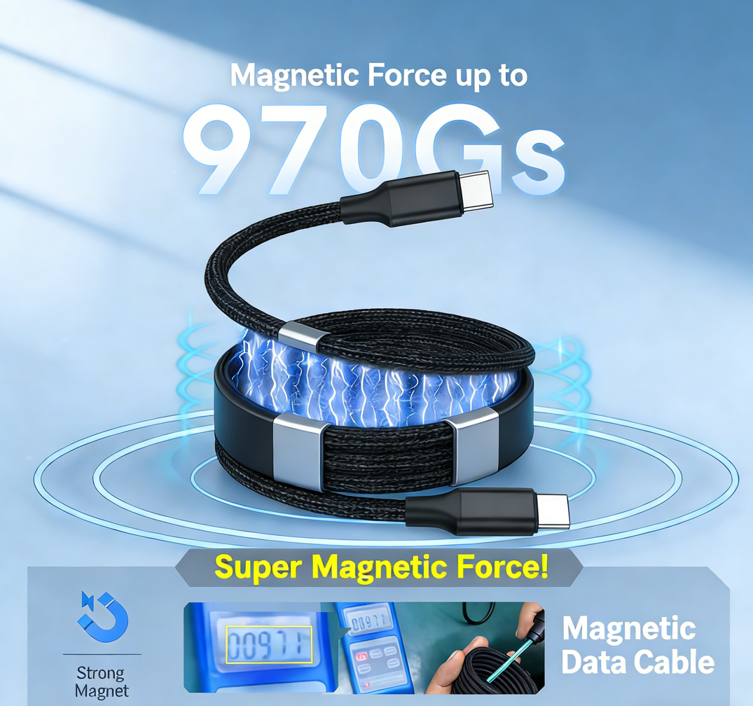 Magnetic Type C Cable